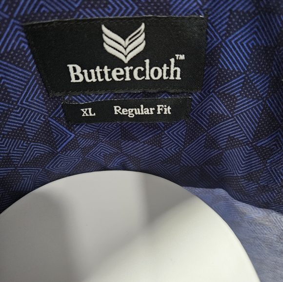 Buttercloth regular fit men's button long-sleeve XL - Picture 6 of 6